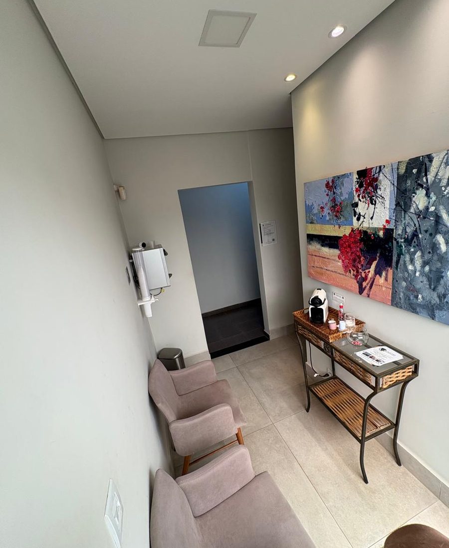 Sala de espera da Clínica Salvini